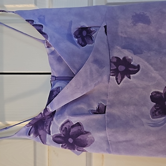 Size 11. Light purple with dark purple flowers - Picture 2 of 4